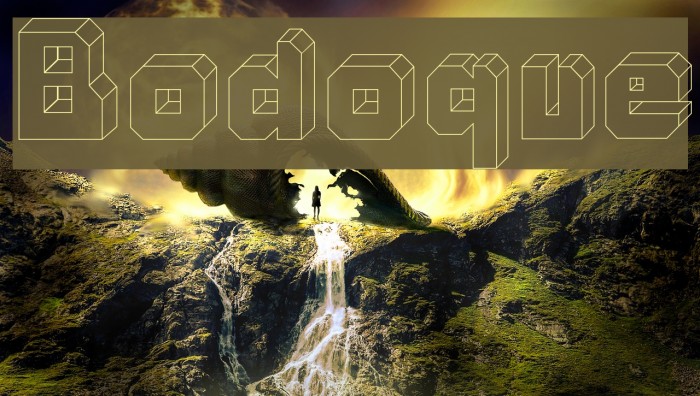 Bodoque Font examples