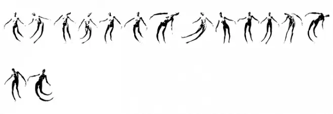 Body Moving Regular Font OTHER CHARS