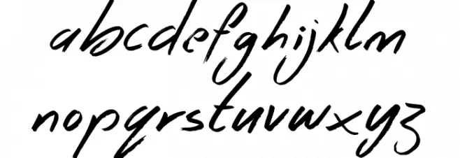 Body Rock Caratteri MINUSCOLO