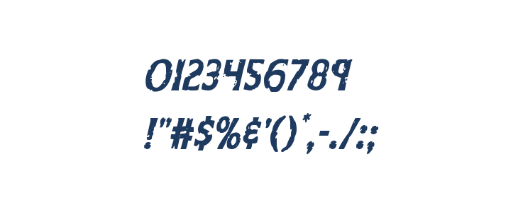 Body Swipers Condensed Italic Other Characters