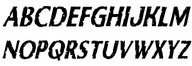 Body Swipers Condensed Italic फ़ॉन्ट लोअरकेस