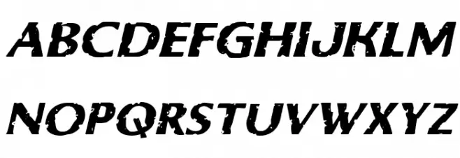 Body Swipers Expanded Italic Fonte MAIÚSCULAS