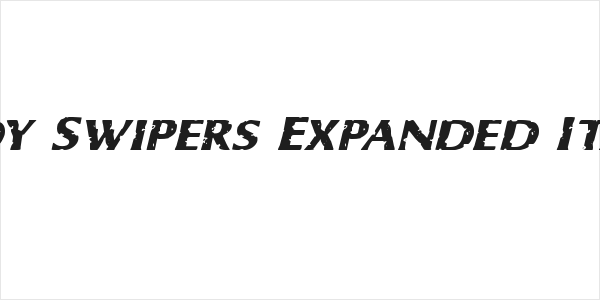 Body Swipers Expanded Italic Logo