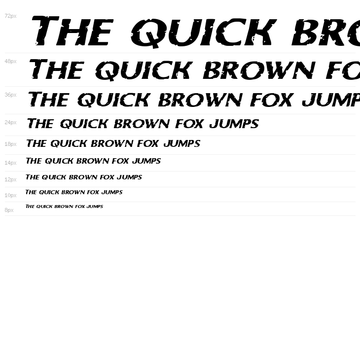 Body Swipers Expanded Italic Waterfall