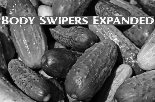 Body Swipers Expanded Font examples
