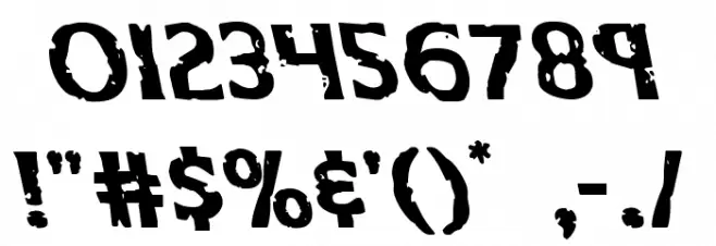 Body Swipers Leftalic Font OTHER CHARS