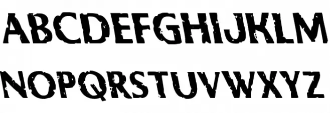 Body Swipers Leftalic フォント 大文字