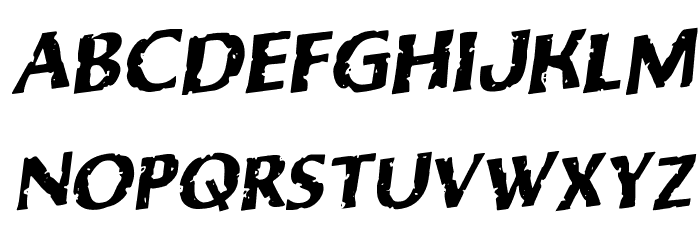 Body Swipers Rotalic Font LOWERCASE