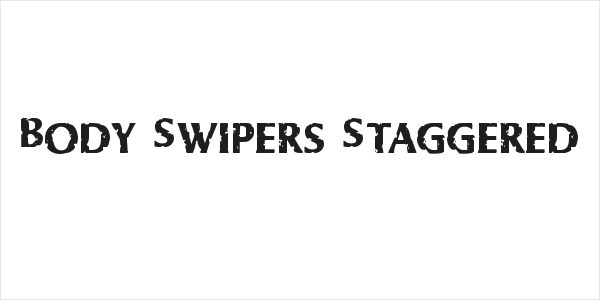 Body Swipers Staggered Logo