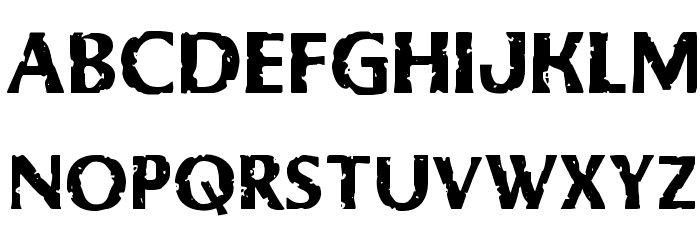 Body Swipers Staggered Font LOWERCASE