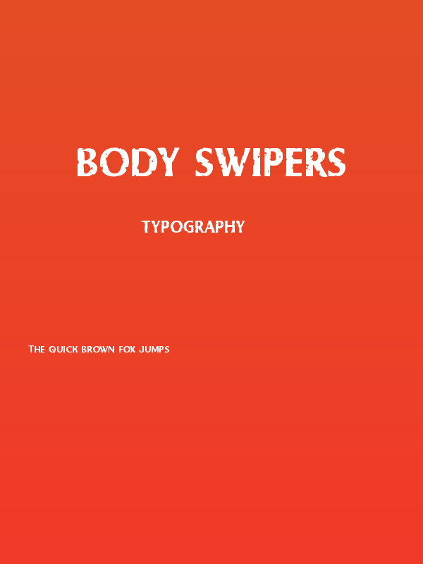 Body Swipers Poster