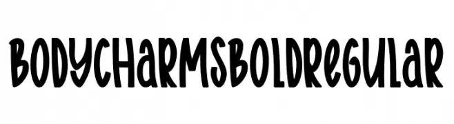 Body charms bold Regular  Frei Schriftart Herunterladen