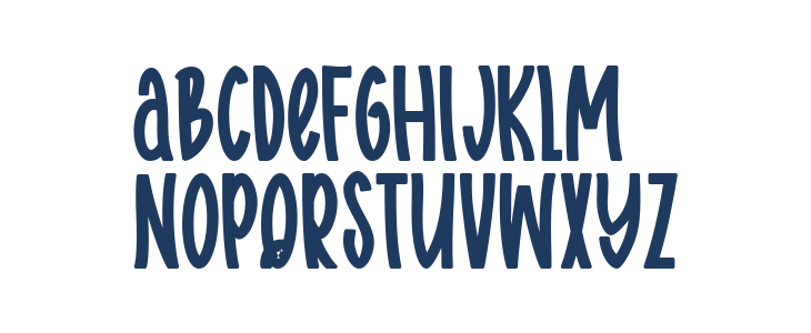 Body charms bold Regular Lowercase