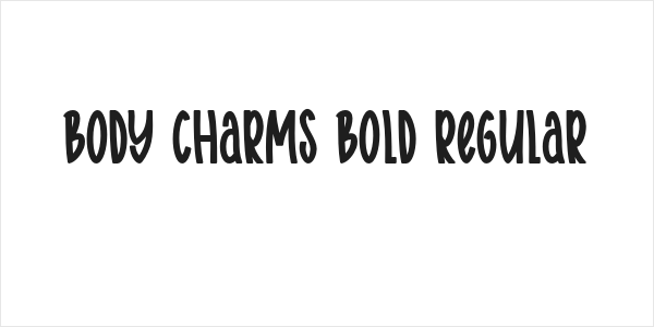 Body charms bold Regular Logo