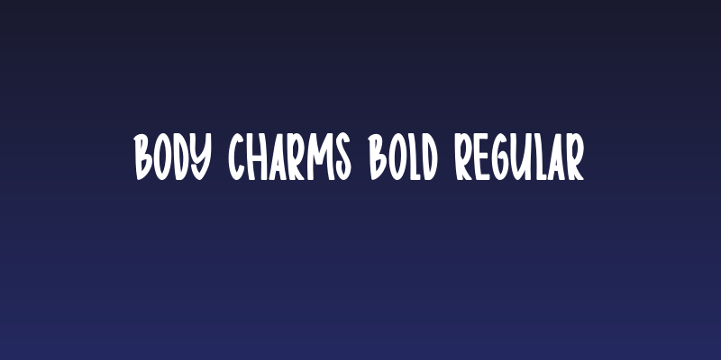 Body charms bold Regular Social Header