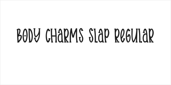 Body charms slap Regular Logo