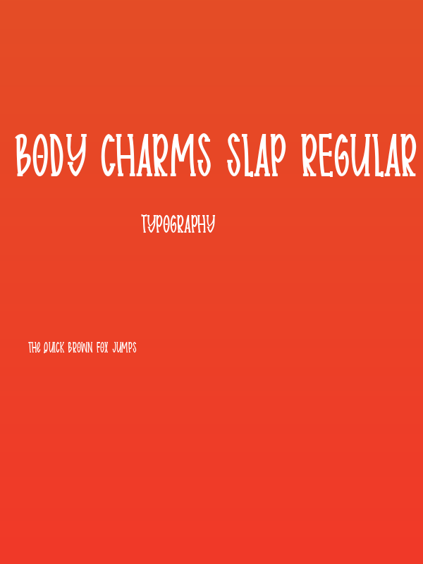 Body charms slap Regular Poster