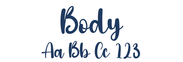Body Font Preview