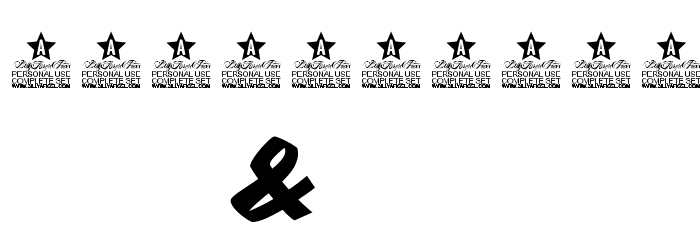 Body&Soul personal Use Font OTHER CHARS