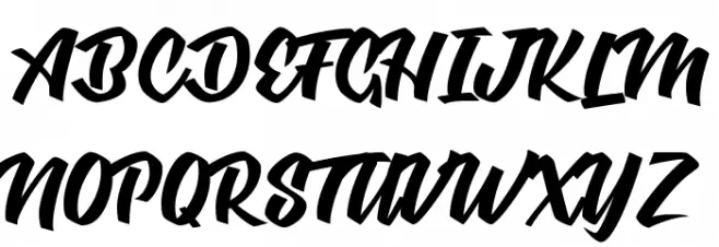 Body&Soul personal Use Font UPPERCASE