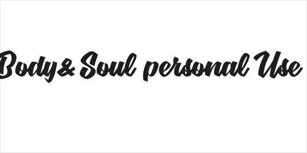Body&Soul personal Use  Logo