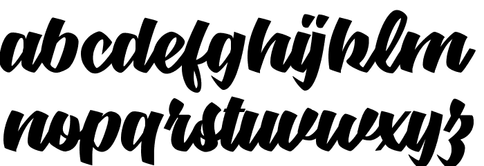 Body&Soul personal Use Font LOWERCASE