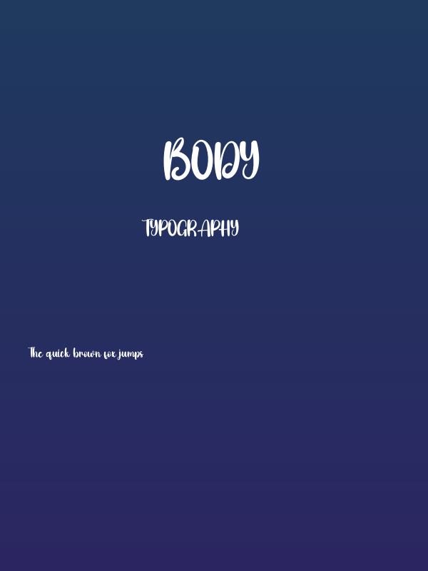 Body Poster
