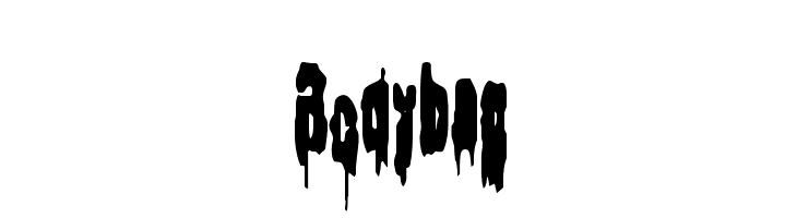 Bodybag  Free Fonts Download