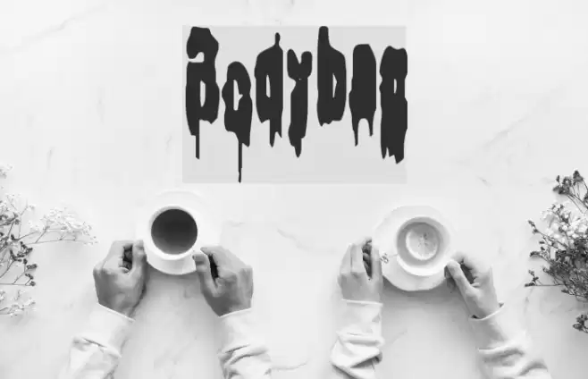 Bodybag Font examples