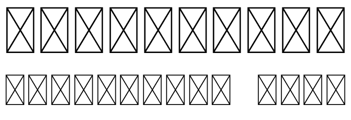 Bodytrack Swashes Font OTHER CHARS