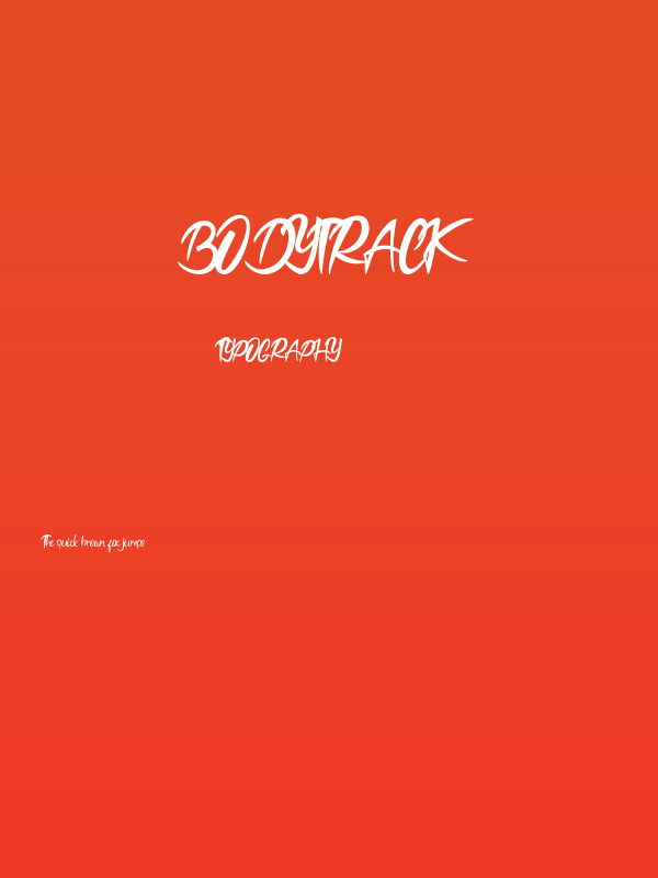 Bodytrack Poster