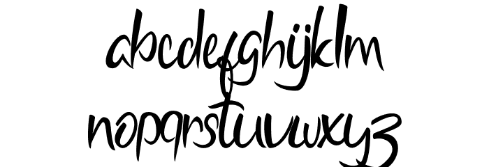 Bodytrack Font LOWERCASE