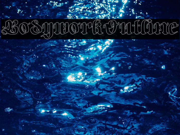 Bodywork-Outline Example 3