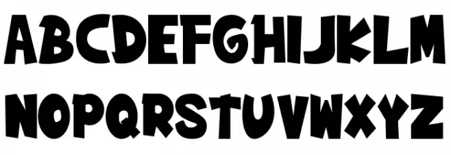 Boebloe Bold Schriftart Groß