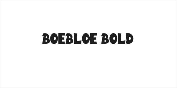 Boebloe Bold Logo