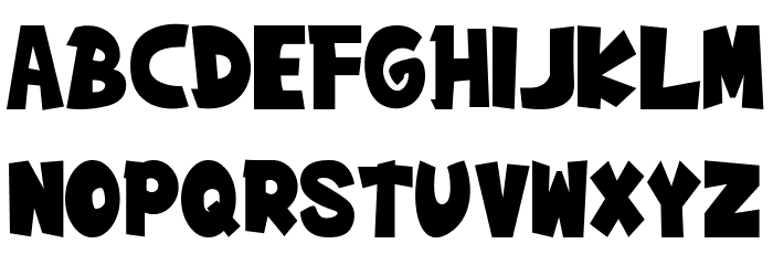 Boebloe Bold Font LOWERCASE