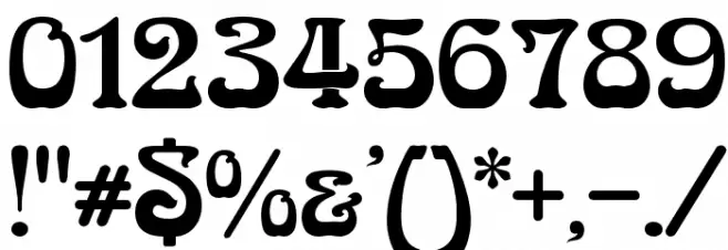 BoecklinsUniverse Font OTHER CHARS