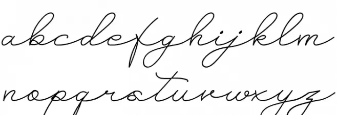 Boelan Sabit Demo Schriftart Kleinbuchstaben