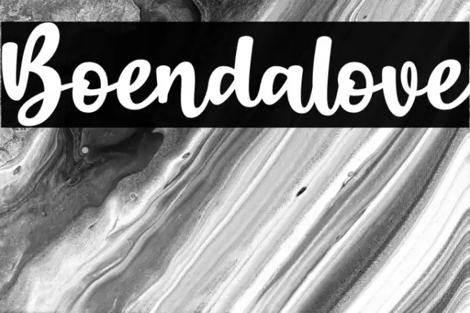 Boendalove Example 1
