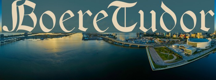 BoereTudor Font examples