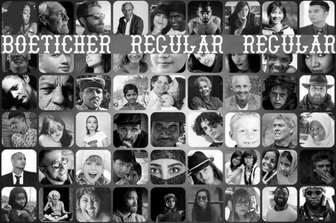 Boeticher Regular Regular Font examples