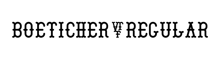 Boeticher-Regular  Frei Schriftart Herunterladen