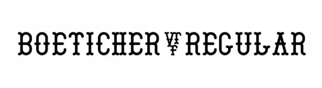 Boeticher-Regular  Frei Schriftart Herunterladen