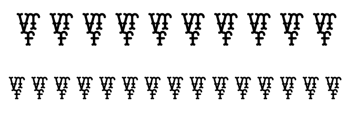 Boeticher-Regular Font OTHER CHARS