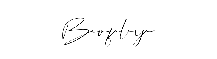 Bofly  Frei Schriftart Herunterladen