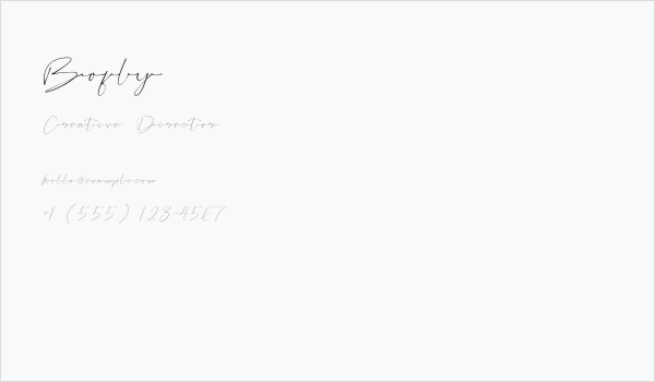 Bofly Business Card