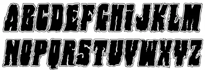 Bog Beast College Italic Шрифта ВЕРХНИЙ