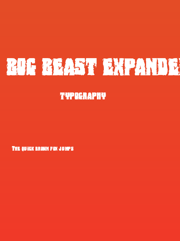Bog Beast Expanded Poster