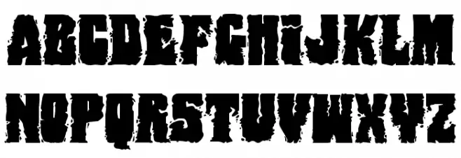 Bog Beast Expanded Caratteri MINUSCOLO