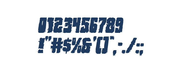 Bog Beast Italic Other Characters